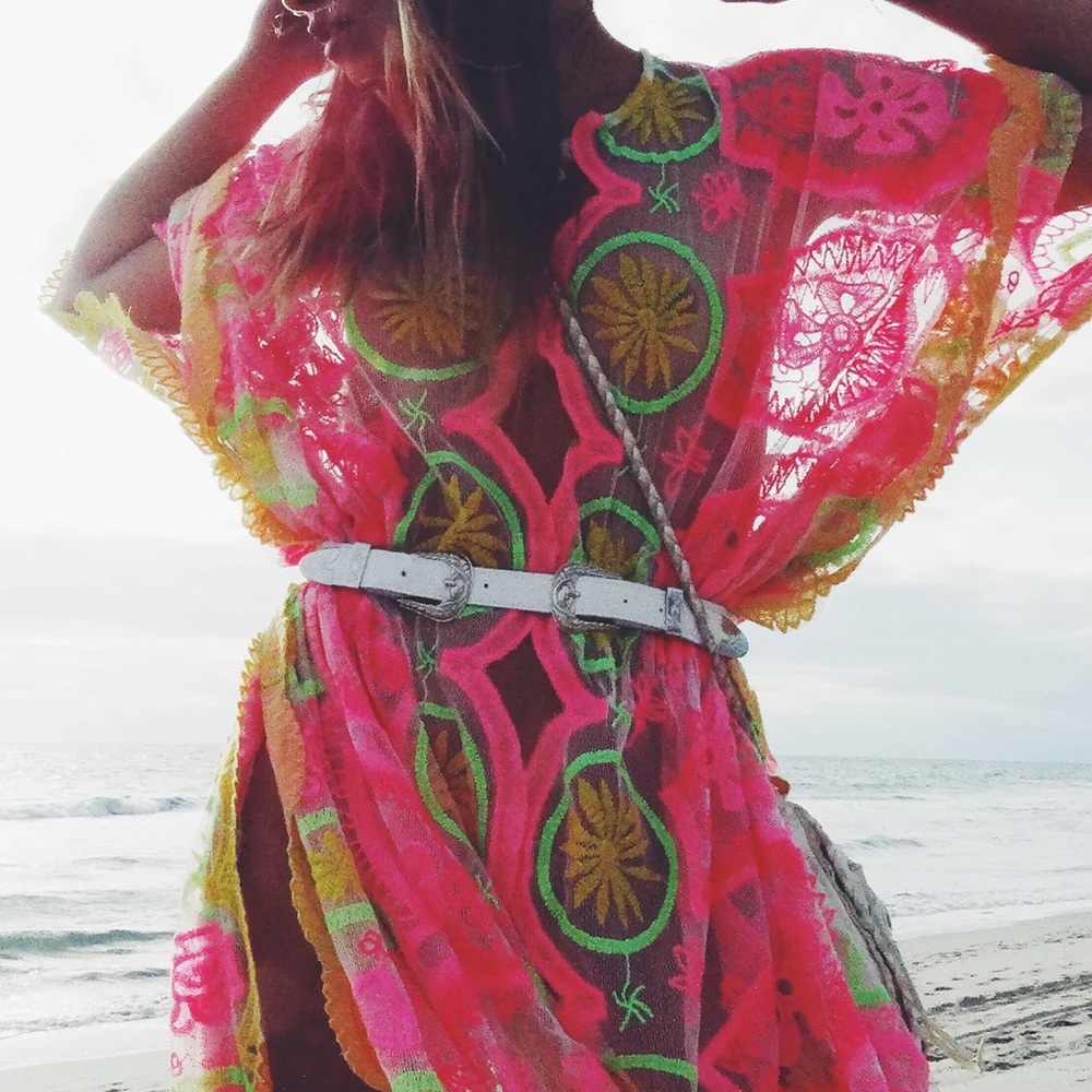 Super Rare Jen’s Pirate Booty Acid Pixie Mykonos Kaftan